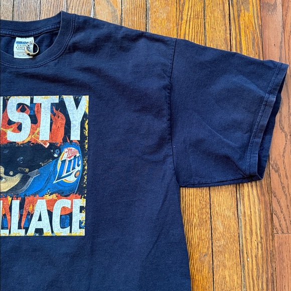 1999 Rusty Wallace NASCAR Miller Lite Ready 2 Race Vintage T-Shirt - Picture 7 of 11